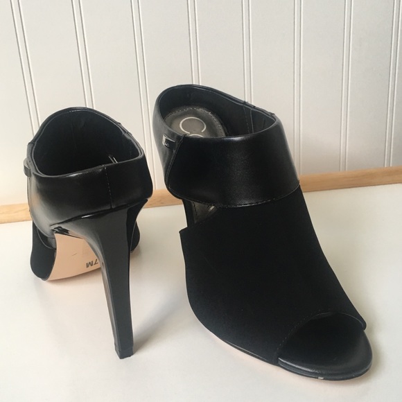 Calvin Klein Peep-Toe Heels Size 7 - Picture 5 of 8